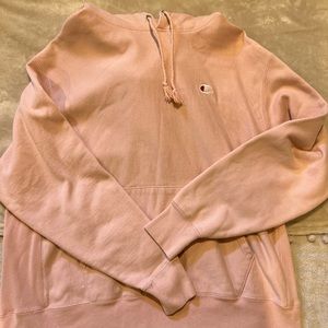 Champion Light Pink Reverse Weave Hoodie